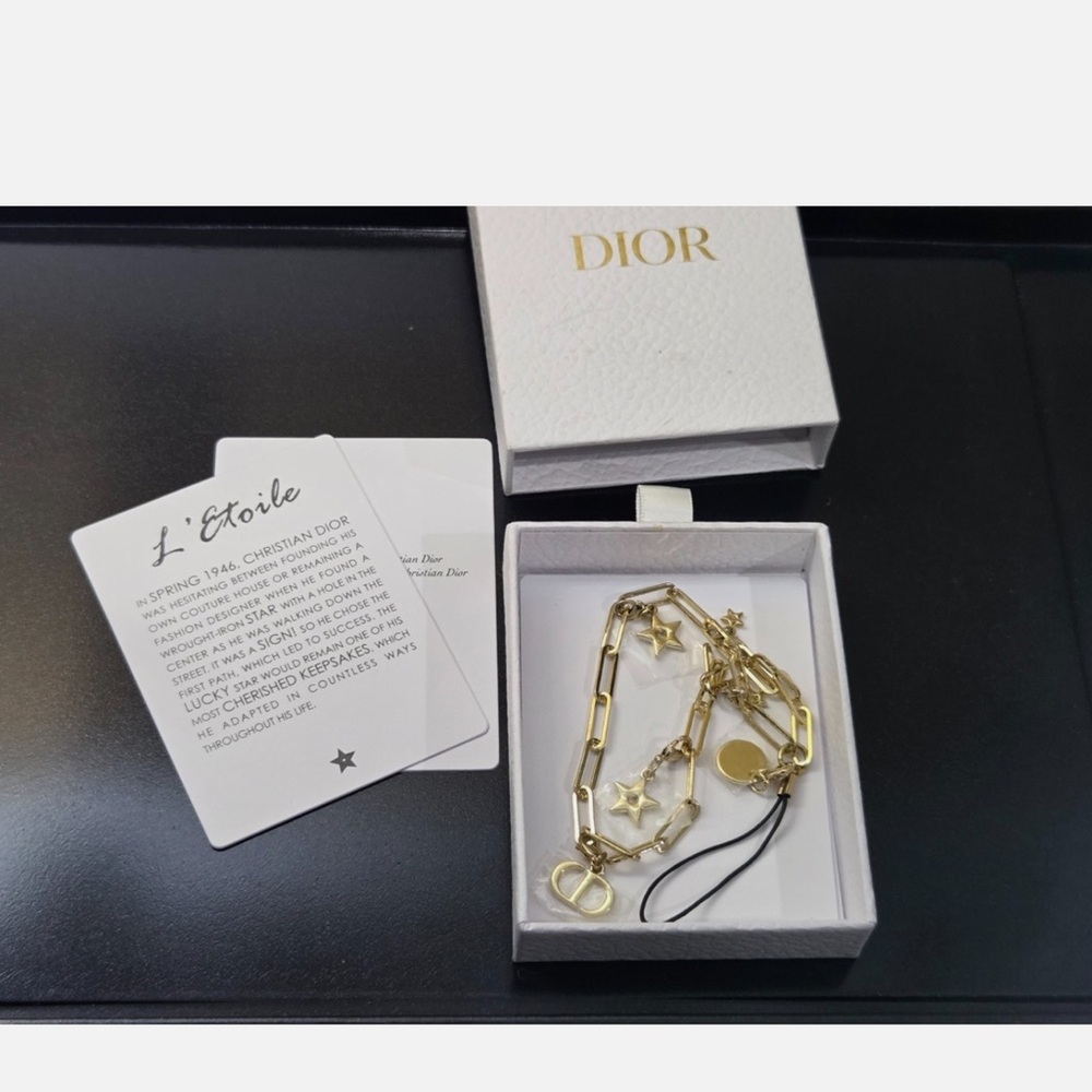 Dior Gold Phone Charm - Picture 2 of 7